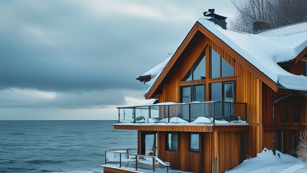 Svedsky domcek pri mori