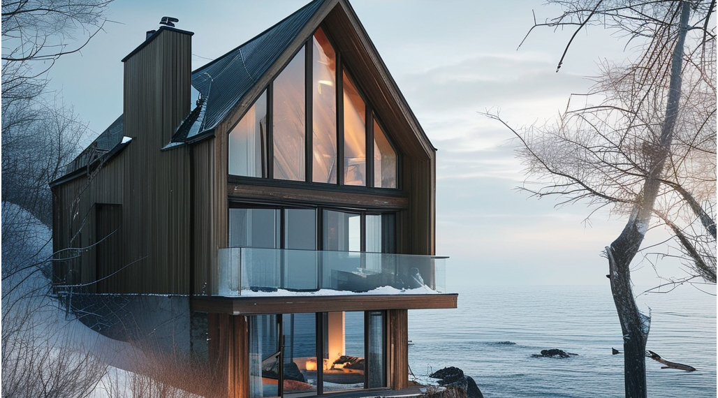 Svedsky domcek pri mori