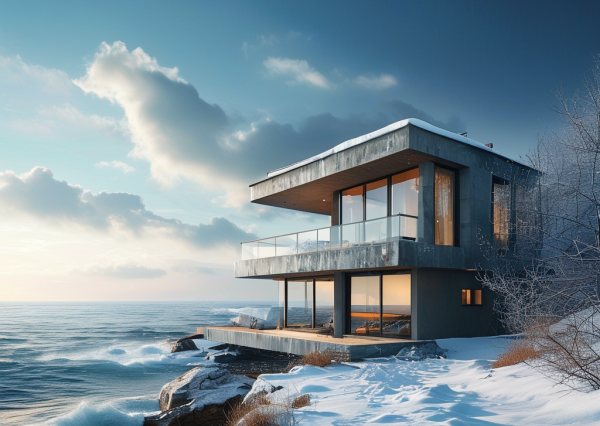 Svedsky rodinny dom pri mori