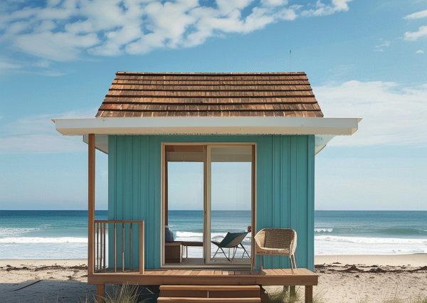 Oddychovy domcek na plazi