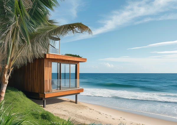 Rekreacny domcek na plazi